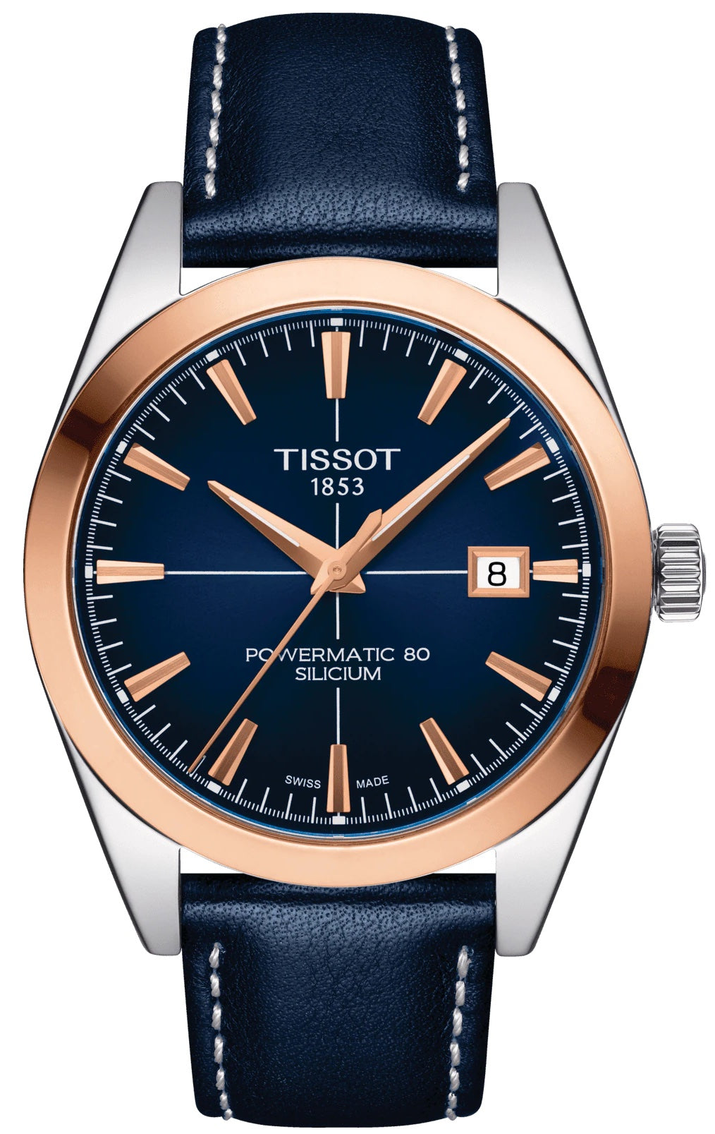 Photos - Wrist Watch TISSOT Watch Gentleman Powermatic 80 Silicium Solid 18K Gold TS-1513 