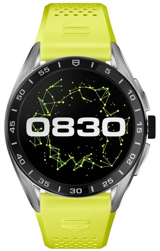 TAG Heuer Watch Connected Calibre E4 45 Lime Rubber