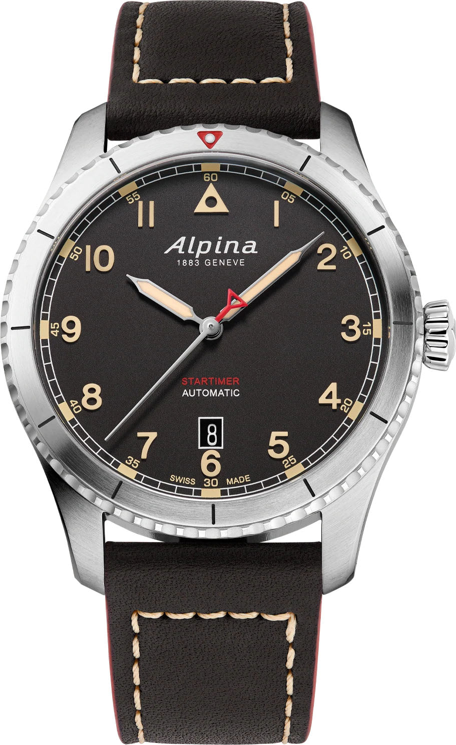 Photos - Wrist Watch Alpina Watch Startimer Pilot Automatic Black ALP-363 