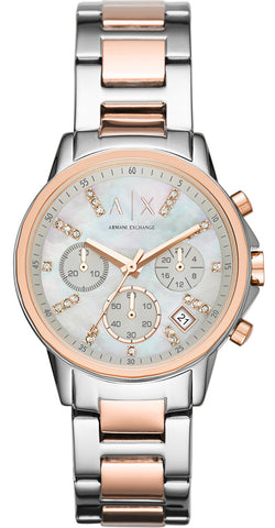 ladies armani exchange chronograph watch ax4331