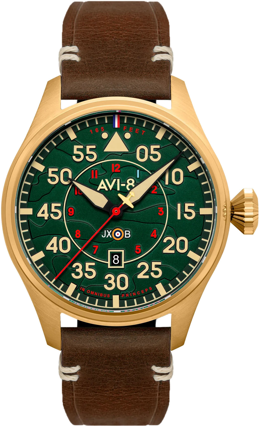 Photos - Wrist Watch AVI-8 Watch Hawker Hurricane Clowes Automatic - Green AV-160 
