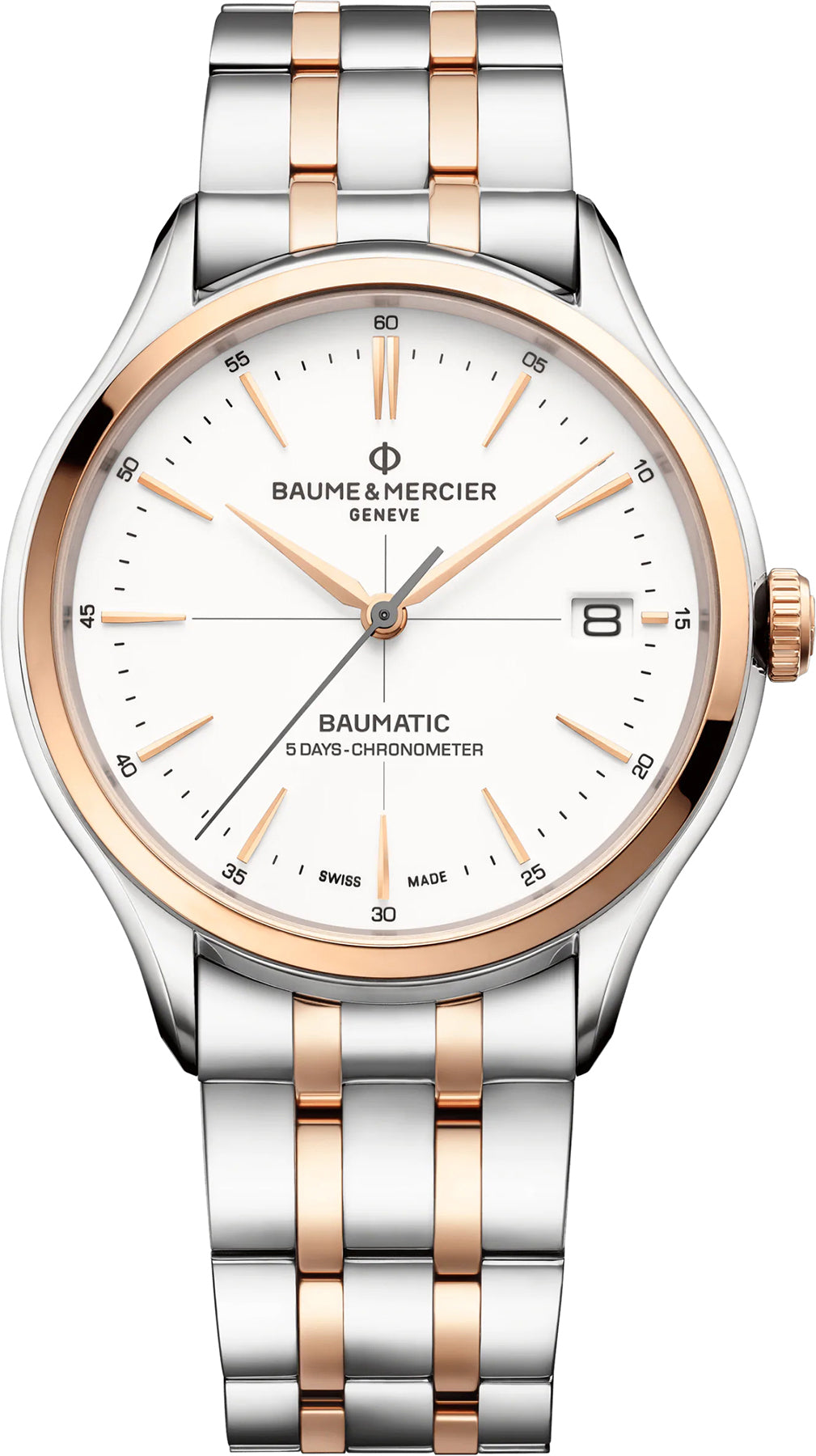 Photos - Wrist Watch ET Baume  Mercier Watch Clifton Baumatic Mens - White BEM-311 