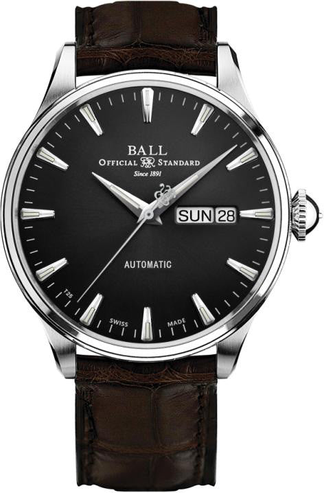 Photos - Wrist Watch Ball Watch Company Trainmaster Eternity - Black BL-1554 