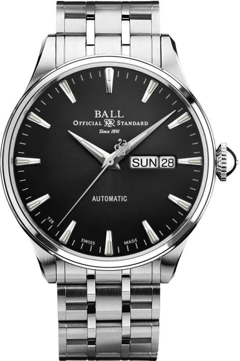 Photos - Wrist Watch Ball Watch Company Trainmaster Eternity - Black BL-1558 