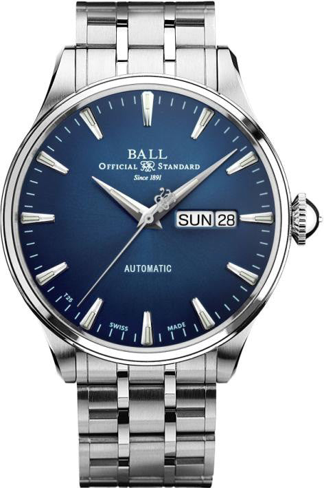 Photos - Wrist Watch Ball Watch Company Trainmaster Eternity - Blue BL-1559 