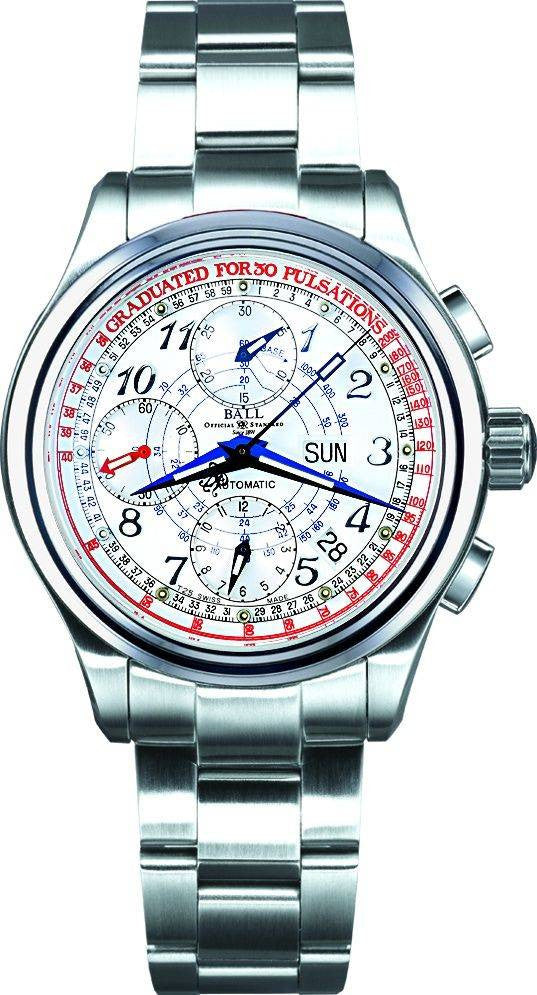 Photos - Wrist Watch Ball Watch Company Pulsemeter - White BL-156 
