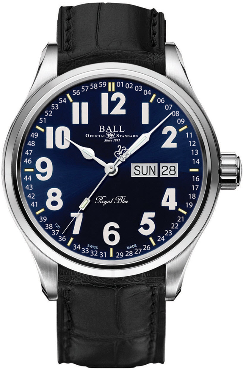 Ball Watch Company Trainmaster Royal Blue NM1058D-LL9J-BE Watch | Jura ...