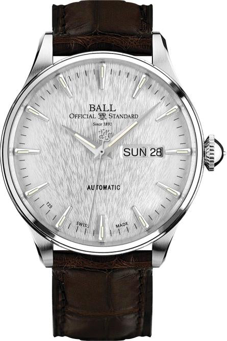 Photos - Wrist Watch Ball Watch Company Trainmaster Eternity - Silver BL-2177 