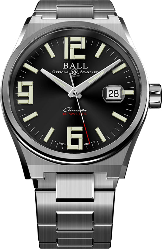 Photos - Wrist Watch Ball Watch Company Roadmaster M Icebreaker Arabic - Black BL-2226 