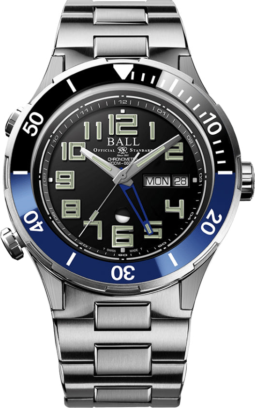 Photos - Wrist Watch Ball Watch Company Roadmaster Vanguard II Limited Edition - Black BL-2338 