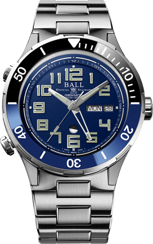 Photos - Wrist Watch Ball Watch Company Roadmaster Vanguard II Limited Edition - Blue BL-2339 