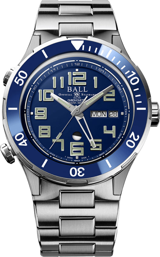 Photos - Wrist Watch Ball Watch Company Roadmaster Vanguard II Limited Edition - Blue BL-2341 