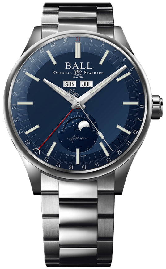 Photos - Wrist Watch Ball Watch Company Engineer II Moon Calendar Limited Edition - Blue BL-241 
