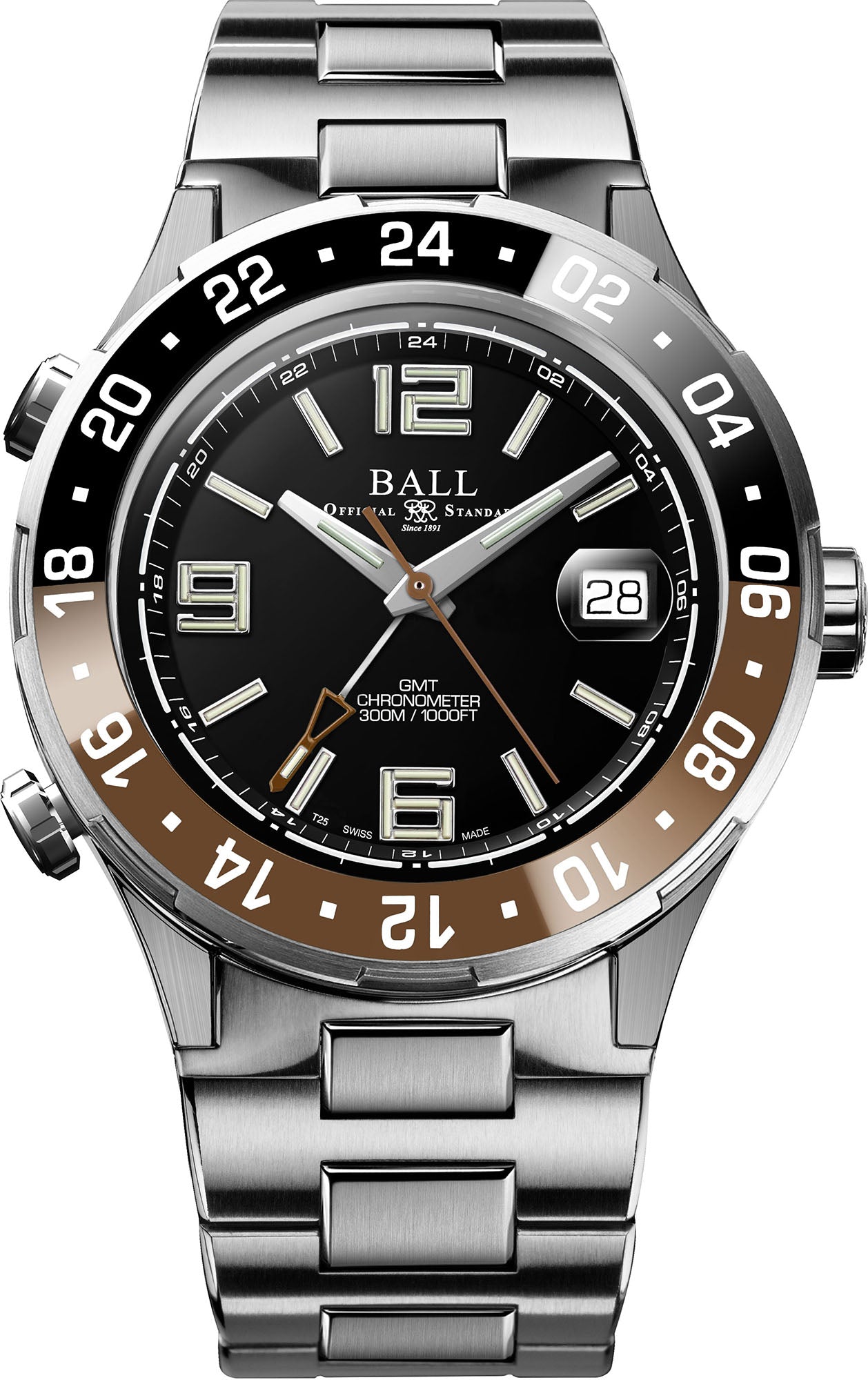 Photos - Wrist Watch Ball Watch Company Roadmaster Pilot GMT Limited Edition BL-2510 