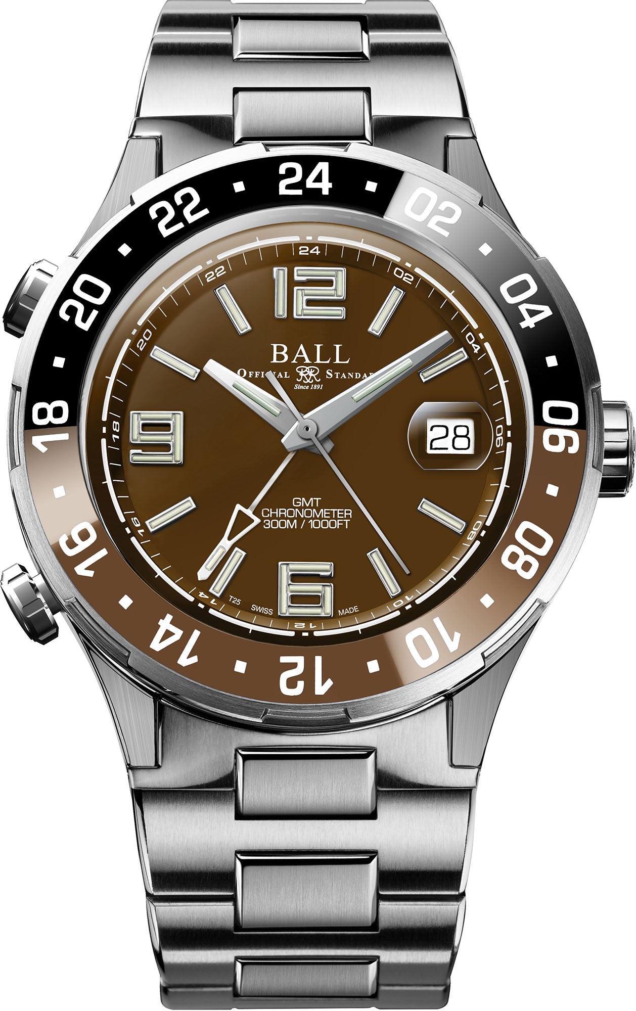 Photos - Wrist Watch Ball Watch Company Roadmaster Pilot GMT Limited Edition BL-2511 