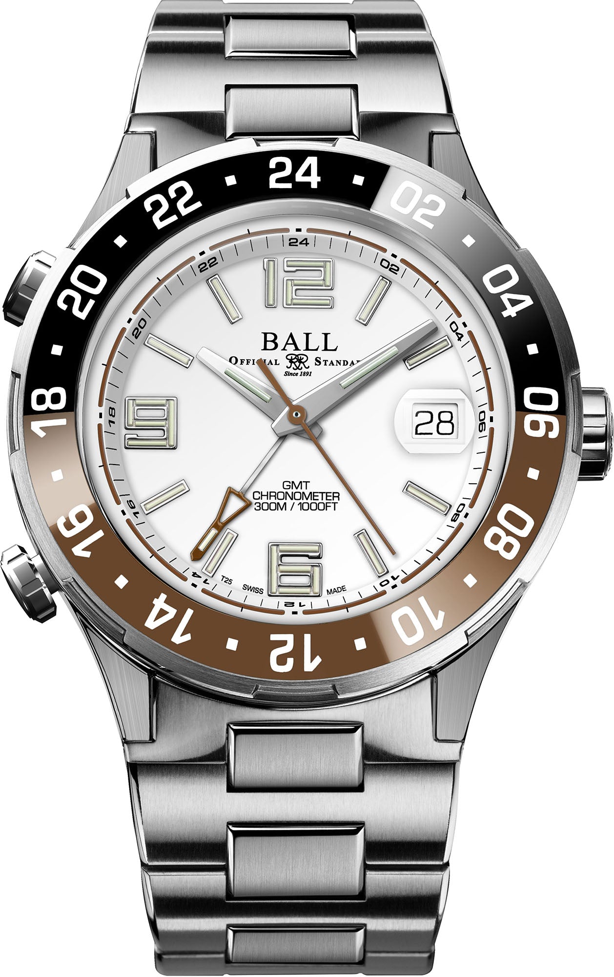 Photos - Wrist Watch Ball Watch Company Roadmaster Pilot GMT Limited Edition BL-2512 