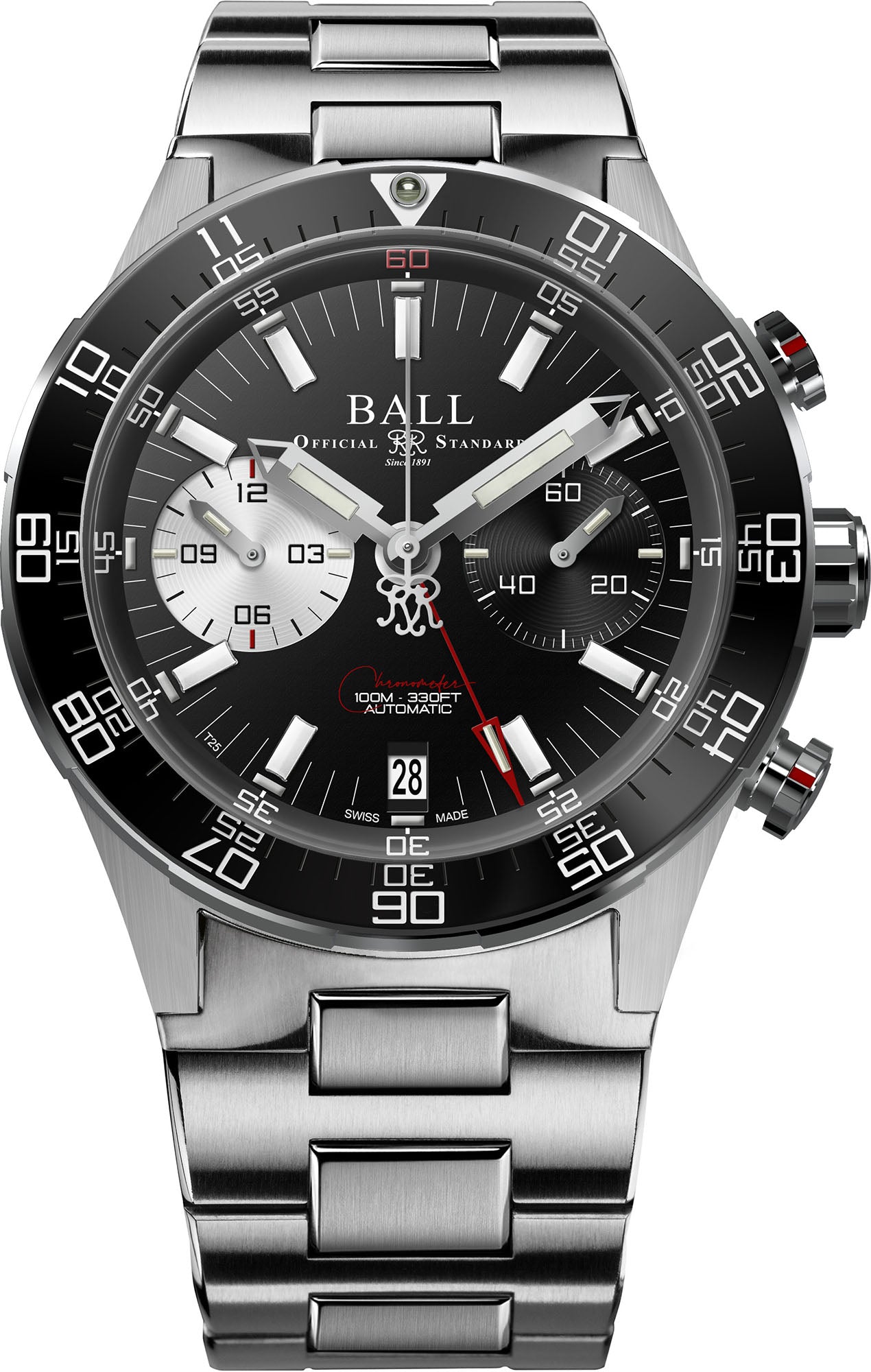 Photos - Wrist Watch Ball Watch Company Roadmaster M Chronograph Limited Edition BL-2525 