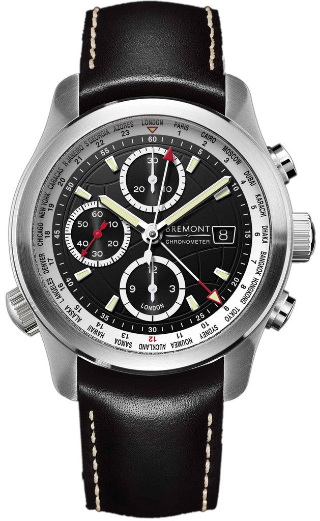 Bremont Watch World Timer ALT1-WT Black ALT1-WT/BK/R Watch | Jura Watches