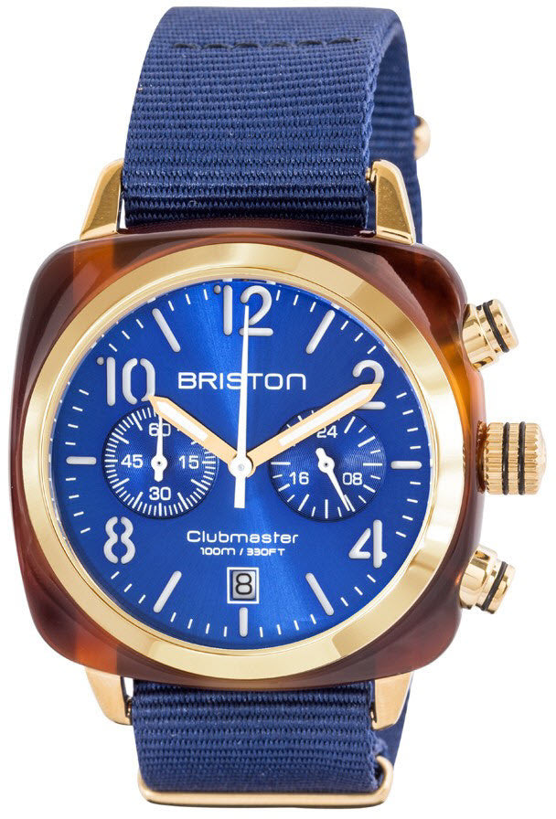 Photos - Wrist Watch Briston Watch Clubmaster Classic Icons - Blue BST-016 