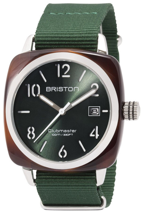 Photos - Wrist Watch Briston Watch Clubmaster Classic Icons - Green BST-034 