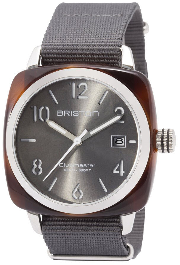 Photos - Wrist Watch Briston Watch Clubmaster Classic Icons - Grey BST-035 