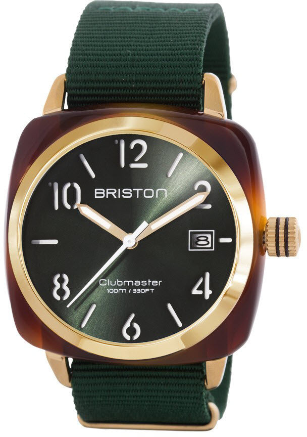 Photos - Wrist Watch Briston Watch Clubmaster Classic Icons - Green BST-042 