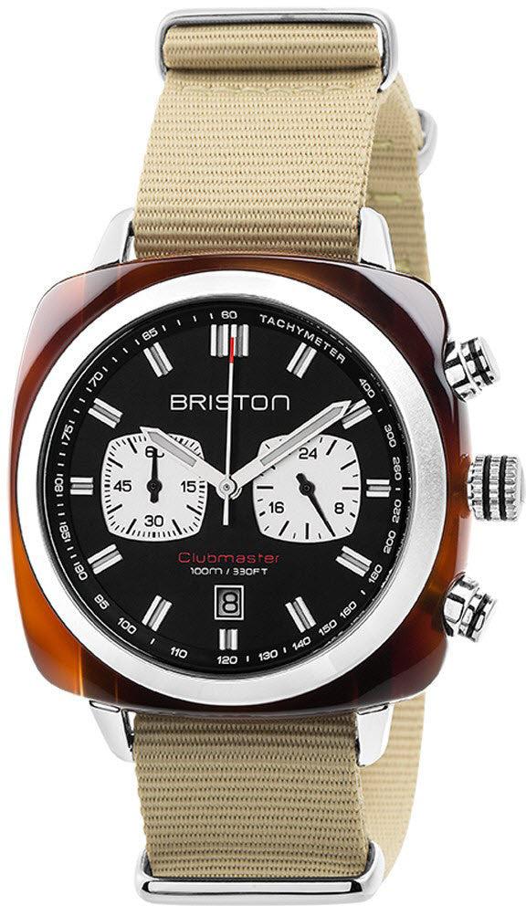 Photos - Wrist Watch Briston Watch Clubmaster Sport Icons - Black BST-075 