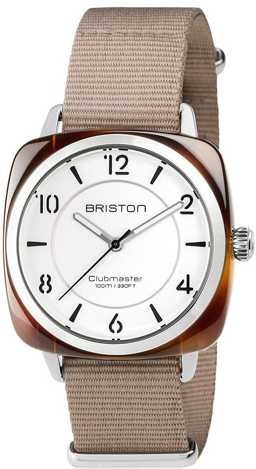 Photos - Wrist Watch Briston Watch Clubmaster Chic Icons - White BST-169 