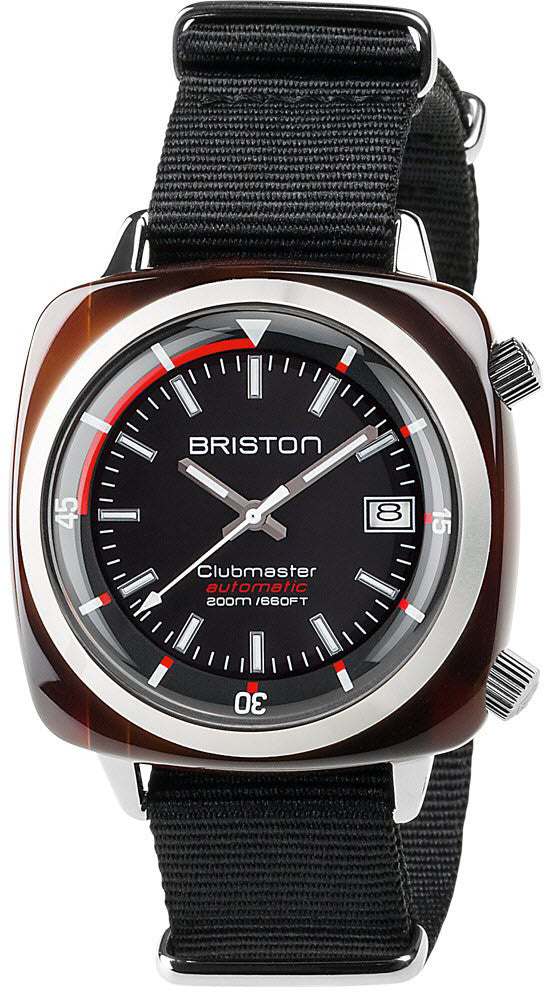 Photos - Wrist Watch Briston Watch Clubmaster Diver Icons - Black BST-180 