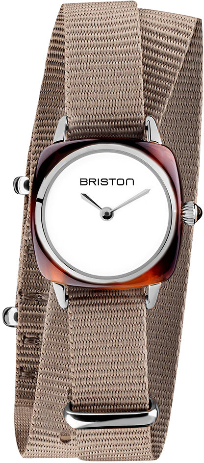 Photos - Wrist Watch Briston Watch Clubmaster Lady - White BST-228 
