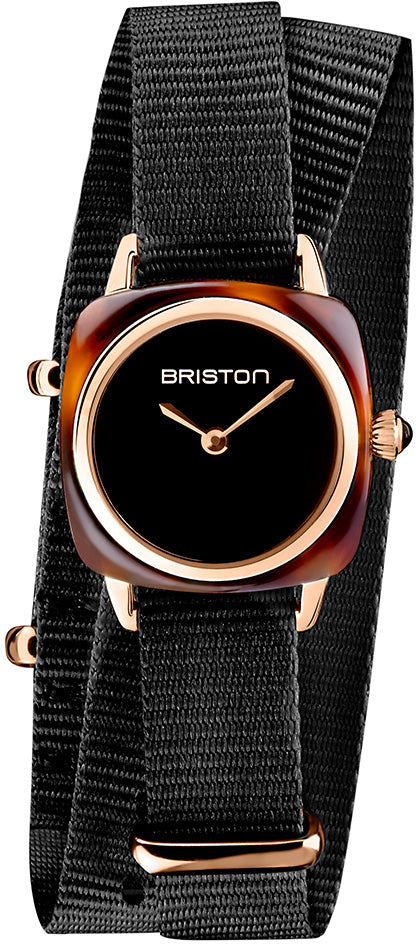 Photos - Wrist Watch Briston Watch Clubmaster Lady - Black BST-229 