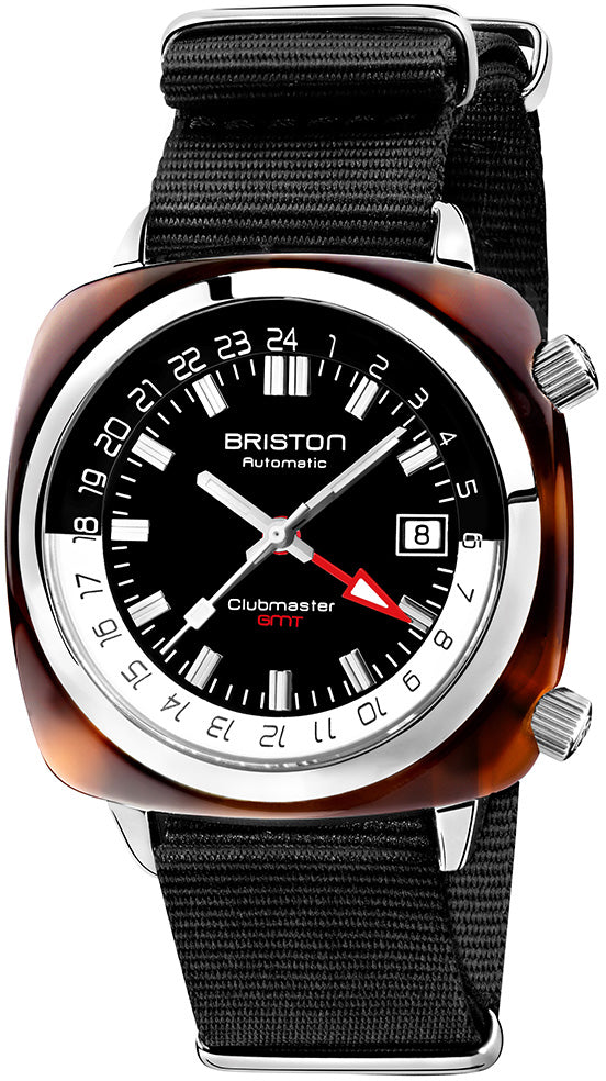 Photos - Wrist Watch Briston Watch Clubmaster GMT - Black BST-235 