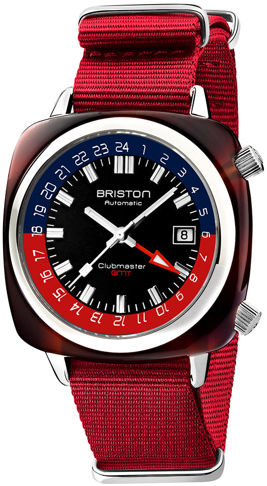 Photos - Wrist Watch Briston Watch Clubmaster GMT - Black BST-238 