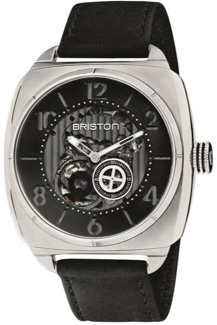 Photos - Wrist Watch Briston Watch Streamliner Skeleton Steel - Black BST-321 