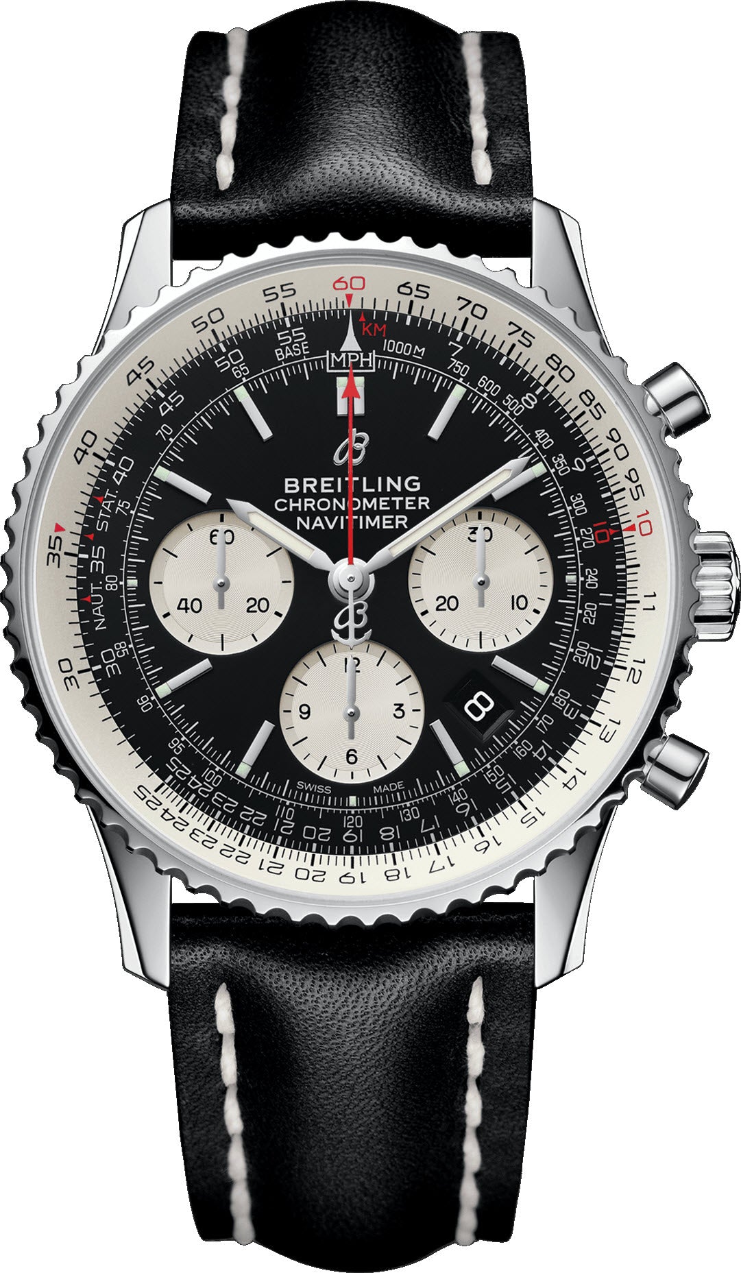 Breitling Watch Navitimer 1 B01 Chronograph 43 Leather Tang Type