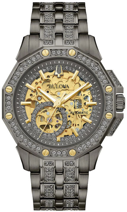 Photos - Wrist Watch Bulova Crystal Octava Mens - Grey BUL-354 