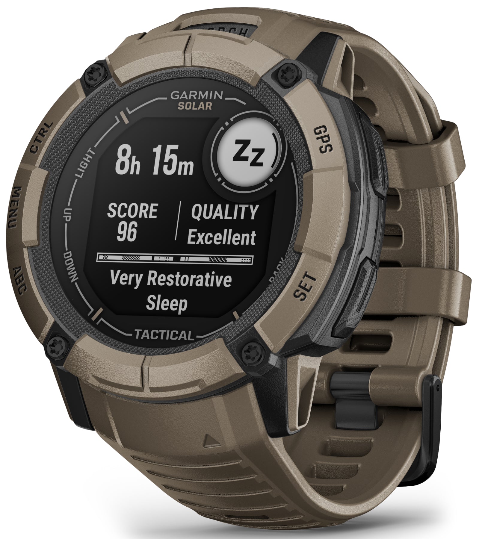 Garmin Watch Instinct 2X Solar Tactical Edition Coyote Tan