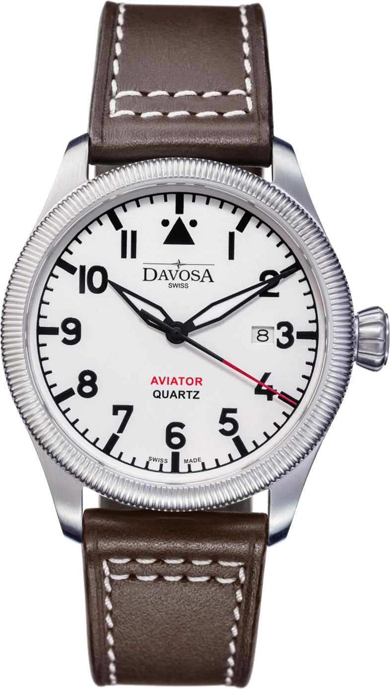 Davosa Watch Aviator Quartz Silver