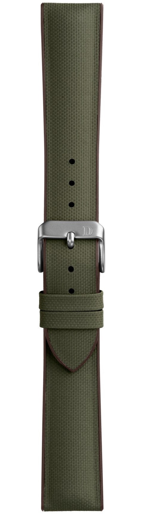 Photos - Watch Strap TechnoMarine Damasko Strap Arne Green-Brown Rubber Matt 20mm D - Green DMK-S-007 