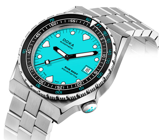 Doxa Watch SUB 600T Aquamarine Bracelet .10 Watch | Jura Watches