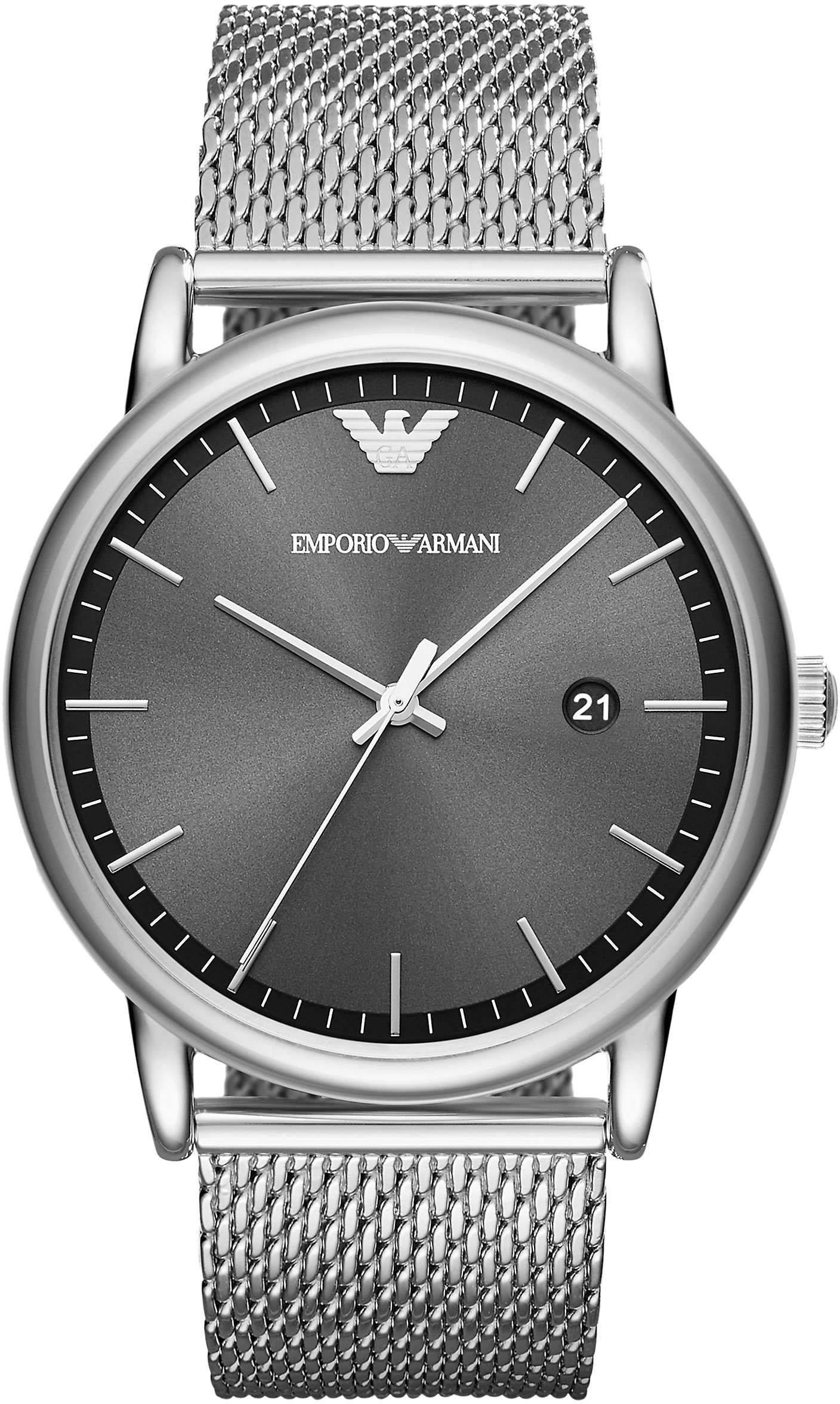 Photos - Wrist Watch Armani Emporio  Watch Luigi Mens - Grey EA-339 