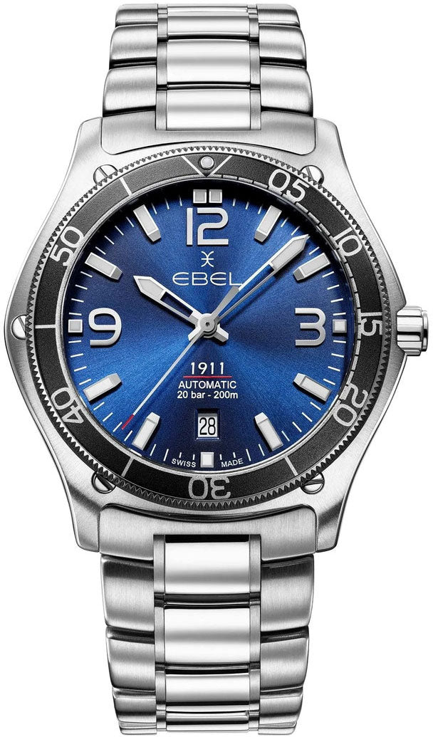 Photos - Wrist Watch Ebel Watch 1911 Mens - Blue EBL-293 