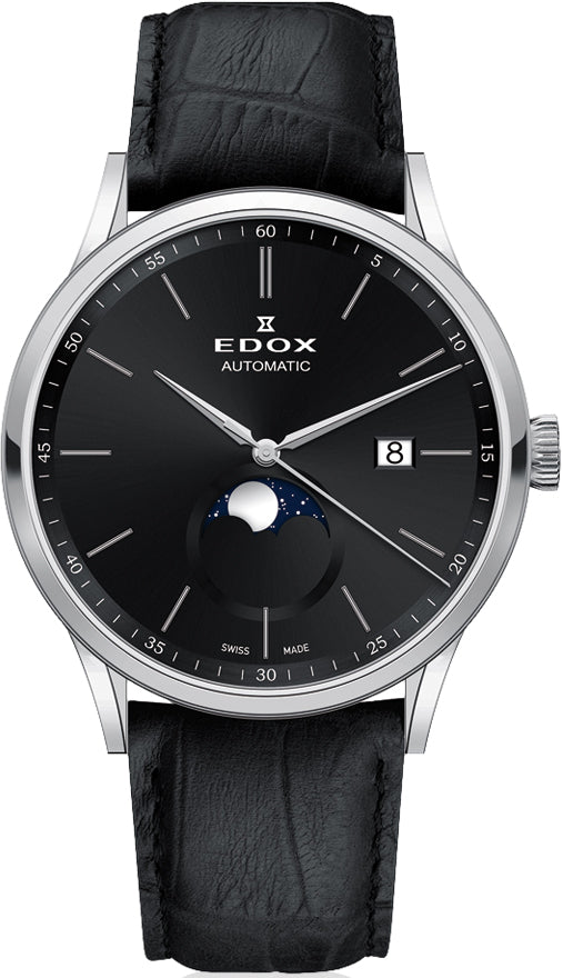 Edox Watch Les Vauberts Moon Phase 80500 3 NIN Watch | Jura Watches