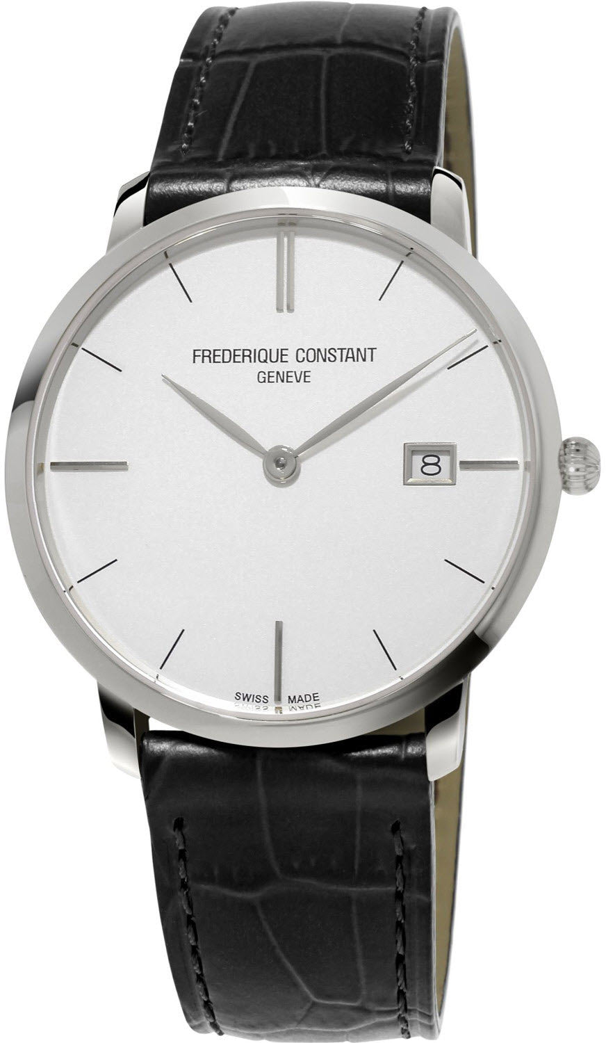 Photos - Wrist Watch Frederique Constant Watch Slimline - White FDC-077 