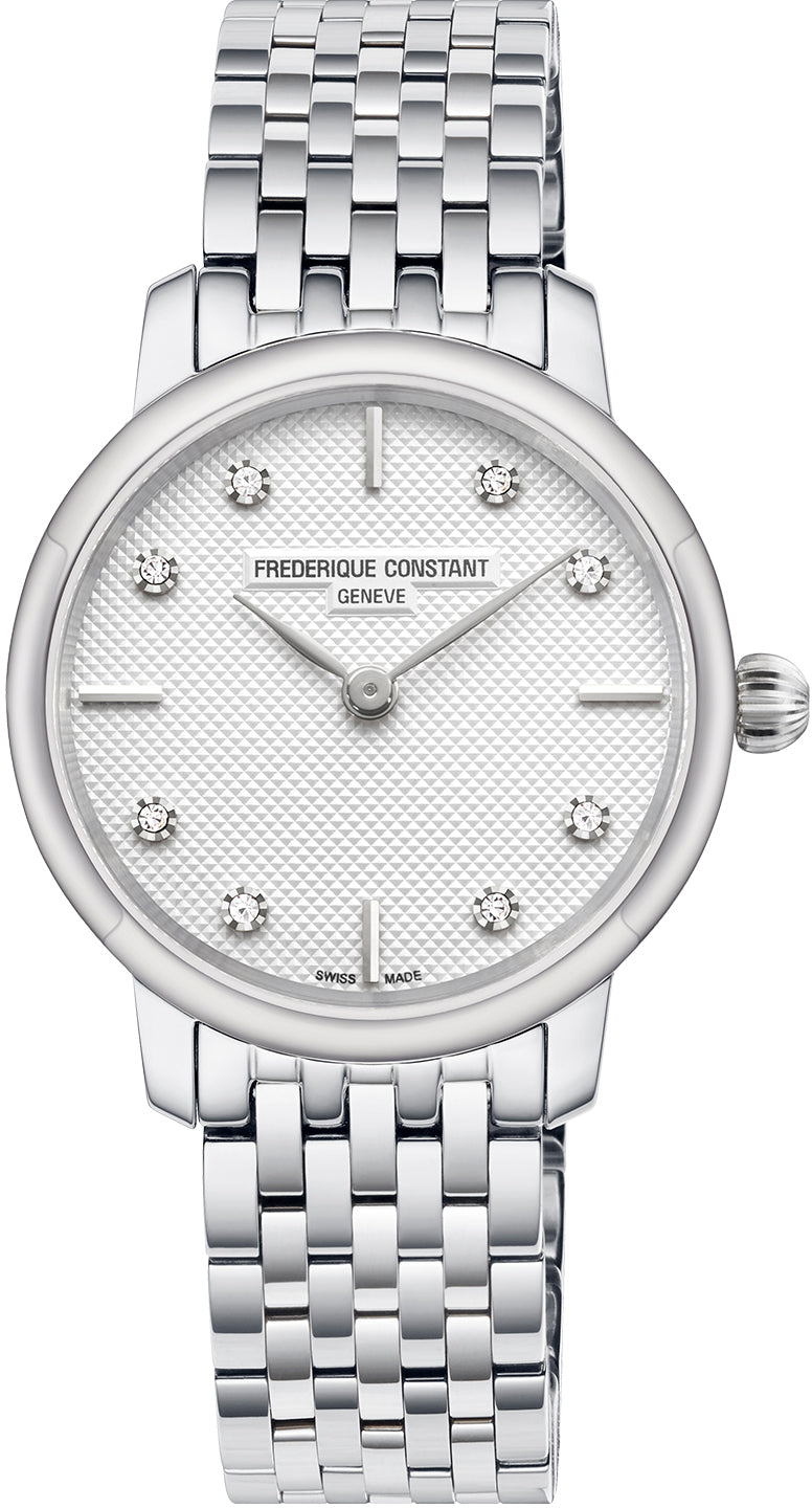 Photos - Wrist Watch Frederique Constant Watch Slimline Mini - Silver FDC-546 