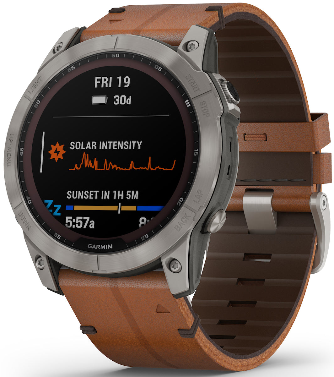 Garmin Watch Fenix 7X Sapphire Solar Titanium