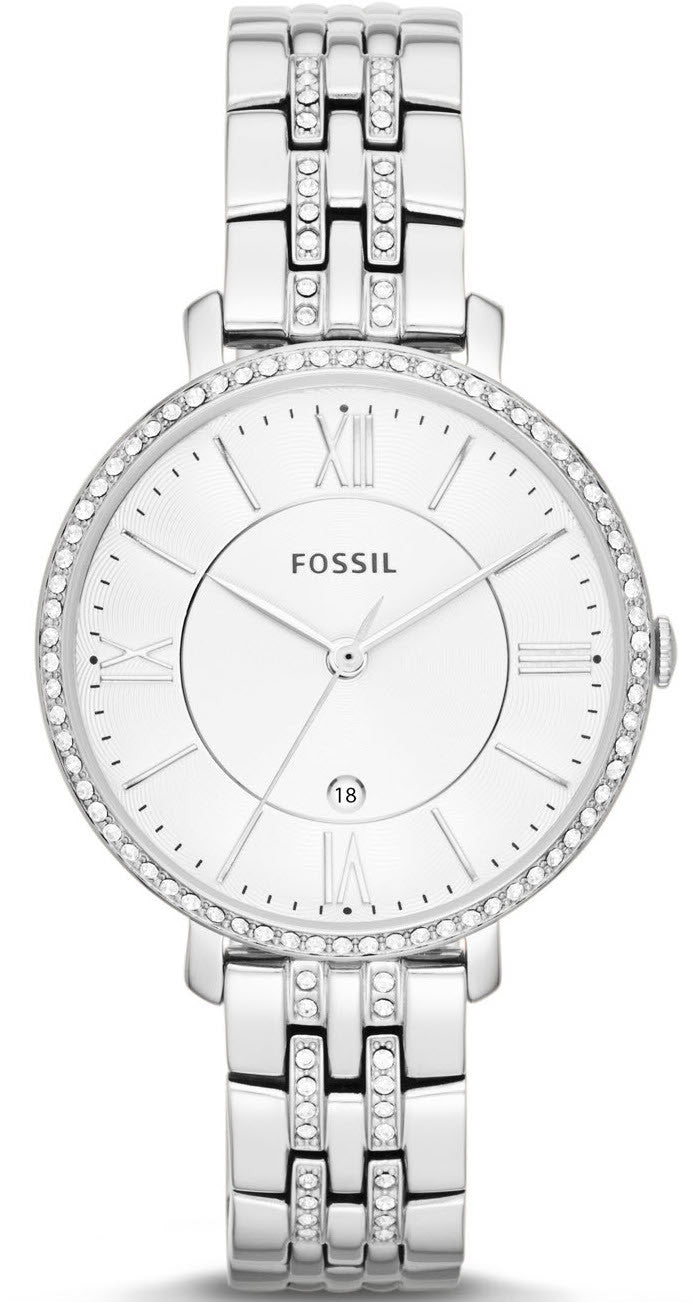 Photos - Wrist Watch FOSSIL Watch Jacqueline Ladies - Silver FS-105 