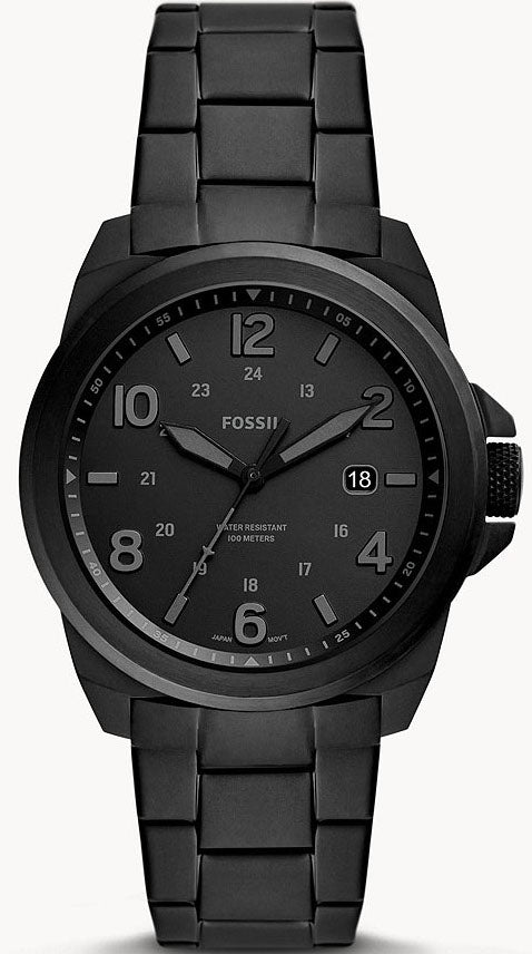 Photos - Wrist Watch FOSSIL Watch Bronson Mens - Black FS-229 