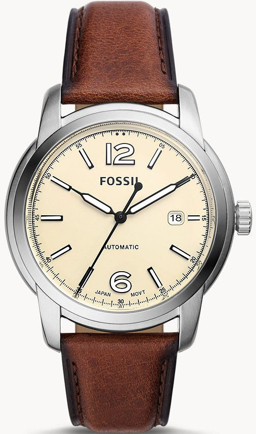 Photos - Wrist Watch FOSSIL Watch Heritage Mens - Cream FS-231 