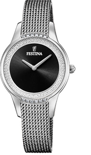 Photos - Wrist Watch FESTINA Watch Two Hands Ladies - Black FST-054 